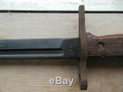 Wwii Japanese Bayonet & Scabbard Imperial Japan Sword Look