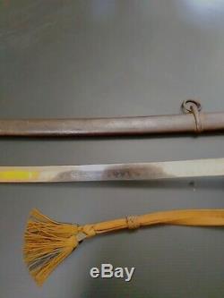 Wwii Ww2 Japanese Sword Kyu Gunto Savor Imperial Army Militaria Original Japan