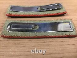 Y0907 Imperial Japan Army Shoulder Collar Insignia Set Military Japanese WW2