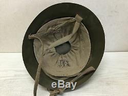 Y1192 Imperial Japan Army Iron helmet military headgear Japanese WW2 vintage
