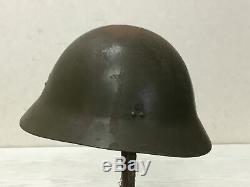 Y1611 Imperial Japan Army military iron helmet Japanese WW2 vintage
