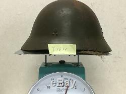 Y1611 Imperial Japan Army military iron helmet Japanese WW2 vintage