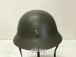 Y1612 Imperial Japan Army military iron helmet Japanese WW2 vintage