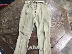 Y2594 Imperial Japan Army Type 3 Military Uniform Trousers Japanese WW2 vintage