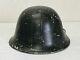 Y3100 Imperial Japan Army Metal Helmet Military Headgear Japanese Ww2 Vintage