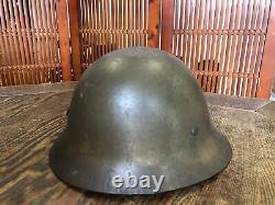 Y3393 Imperial Japan Army Iron Helmet military gear Japanese WW2 vintage