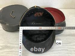 Y3394 Imperial Japan Army Uniform Hat feather box military Japanese WW2 vintage