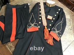 Y3395 Imperial Japan Army Court Uniform top bottom set Sash Japanese WW2 vintage