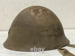 Y3661 Imperial Japan Army Iron Helmet military headgear Japanese WW2 vintage