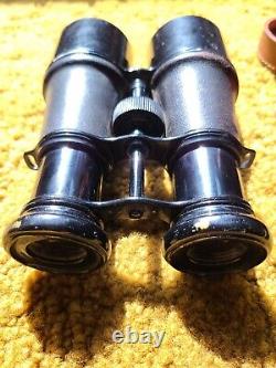 Y4057 Imperial Japan Army Binoculars& leather case military Japanese WW2 vintage
