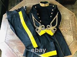 Y4416 Imperial Japan Army Court Dress formal uniform yellow Japanese WW2 vintage