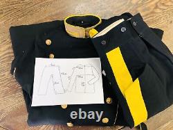 Y4416 Imperial Japan Army Court Dress formal uniform yellow Japanese WW2 vintage